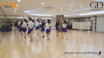 Go Greased Lightning - Line Dance ( GD-Nuline Dance Korea )
