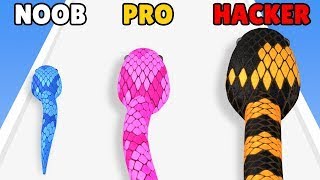 SNAKE RUN RACE, TALL MAN RUN, BRICK BUILDER and other games - Gameplay Walkthrough FOR IOS, Android