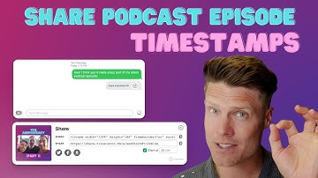 How to share a podcast episode from a specific timestamp