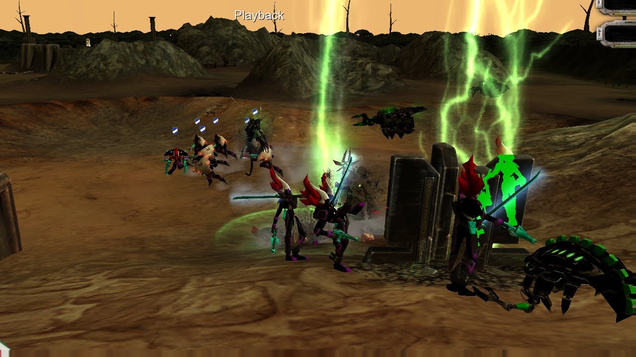 Necrons v Eldar on Meeting of Minds | Malgains v [WH]Prince | Dawn of War Soulstorm