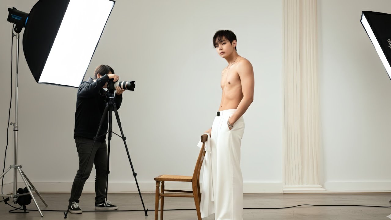 1 минуту назад! Ви из BTS демонстрирует свои мышцы на последней фотосессии, ARMY в шоке!