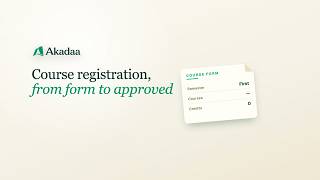 How to Register for Courses and Approve Them in Akadaa