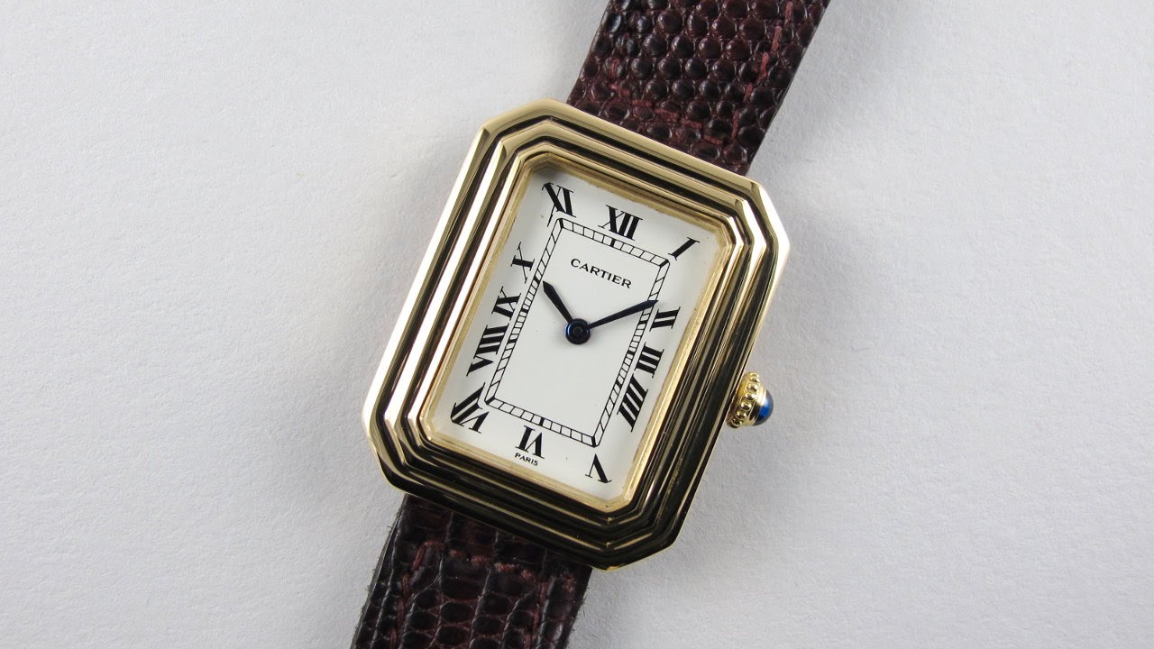 cartier tank watch 1975