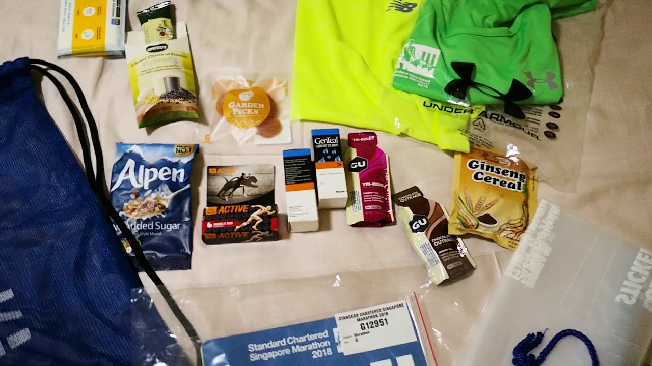 Standard chartered Marathon Singapore Goodie Bag 2018, what do you think? YouTube