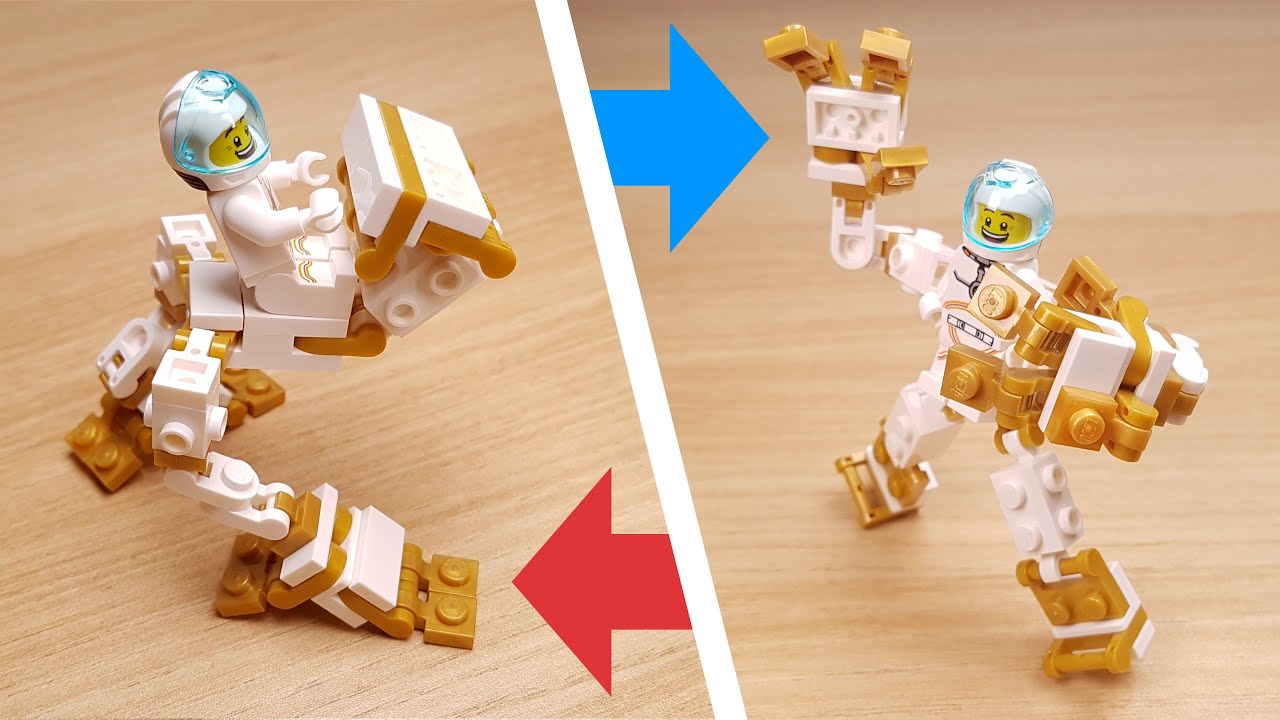 Transformer Robot - Vehicle mini figure (Bipedal mech) / Brick Mecha