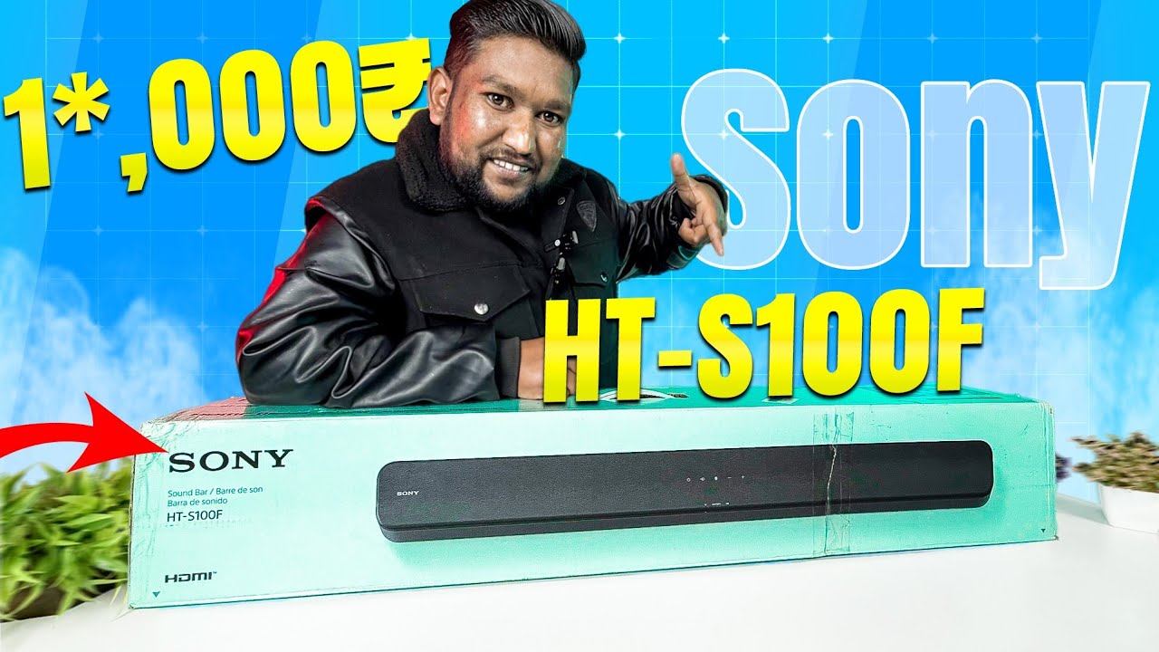 Sony HT-S100F 2.0 Ch Dolby Audio Soundbar with Bass Reflex Speaker