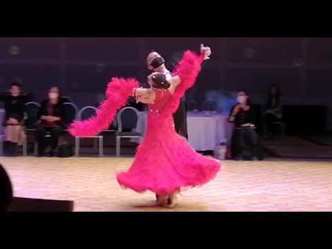稲葉寿里　2021年10月　NATD杯スタンダード　スローフォックストロット　春日部AKIダンスアカデミー｜社交ダンス｜蕨