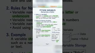 Python Variable #engineering #exam #computereducation #computer #english #education  #coding