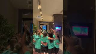 Champions League Winner Katie Mccabe Arrives Into The Ireland Camp