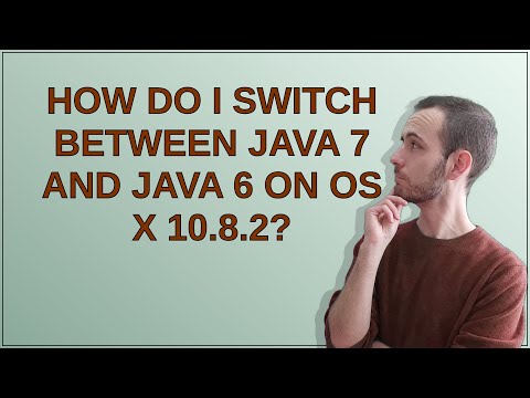 How do I switch between Java 7 and Java 6 on OS X 10.8.2?