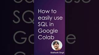 How to easily use SQL on Google Colab without losing data #sql #googlecolab #persistence #python