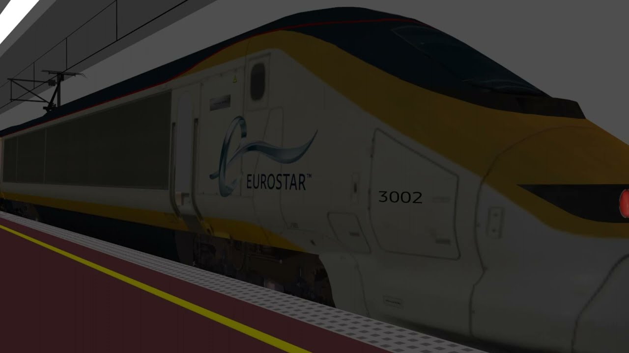 [OpenBVE] Eurostar class 373 arrives and departs km 177