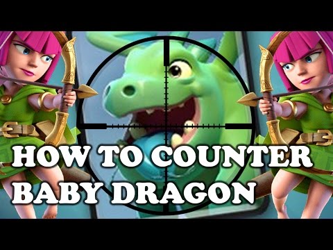 Clash Royale | How to Counter Baby Dragon