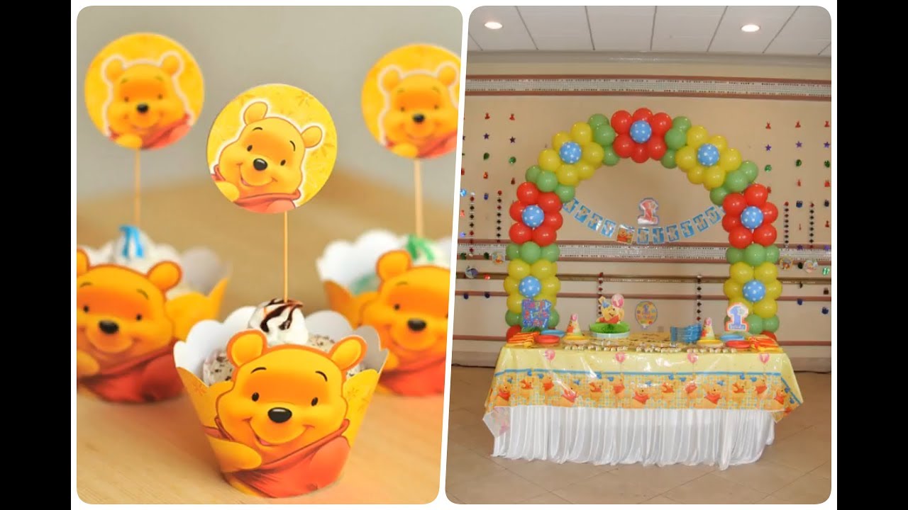 Como decorar una fiesta de winnie pooh