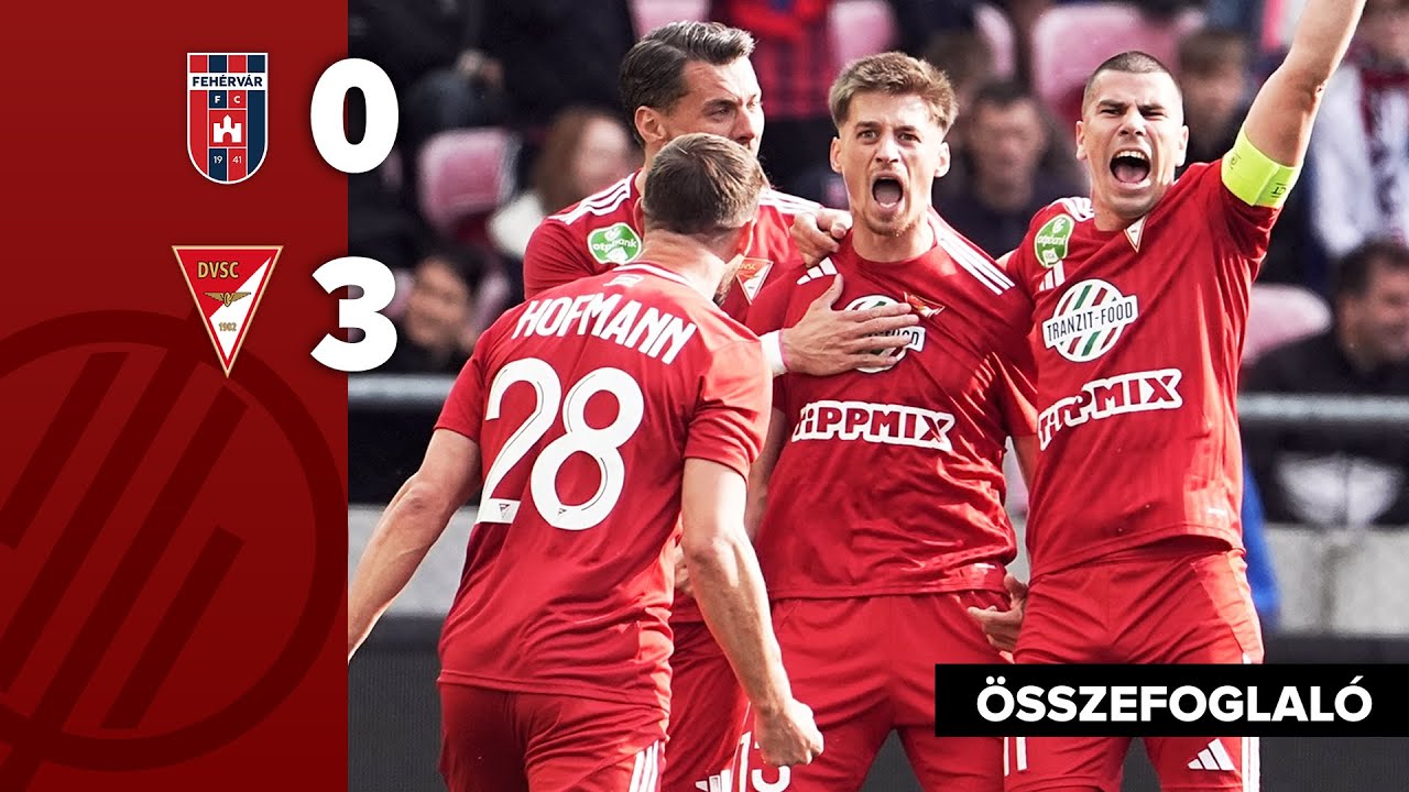 NB I: Fehérvár–DVSC 0–3 | összefoglaló