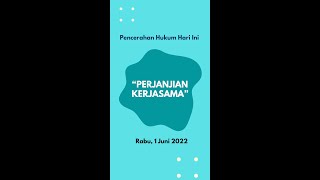 “PERJANJIAN KERJASAMA”