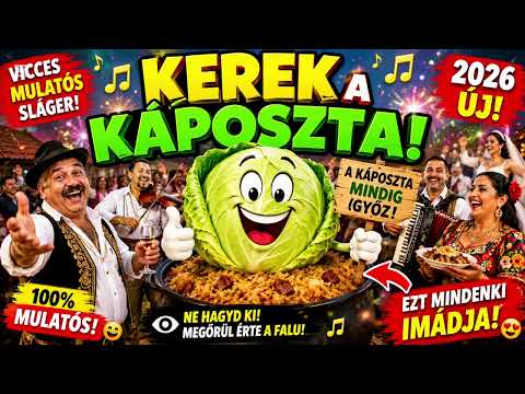 ???? KEREK A KÁPOSZTA ???? | Vicces Magyar Mulatós 2026 | Lakodalmas Sláger ????