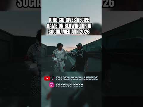 King Cid Reveals How To Blow Up as a creator in 2026 #shorts #kingcid #streetwear