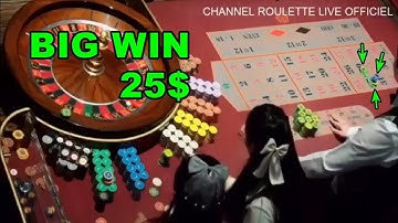 BIG WIN 25$ IN TABLE IN ROULETTE IN CASINO EXCLUSIVE OF 09/11/2025