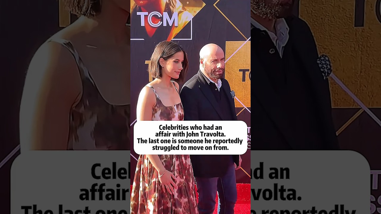 Celebrities who had an affair with John Travolta.The last one is someone he reportedly