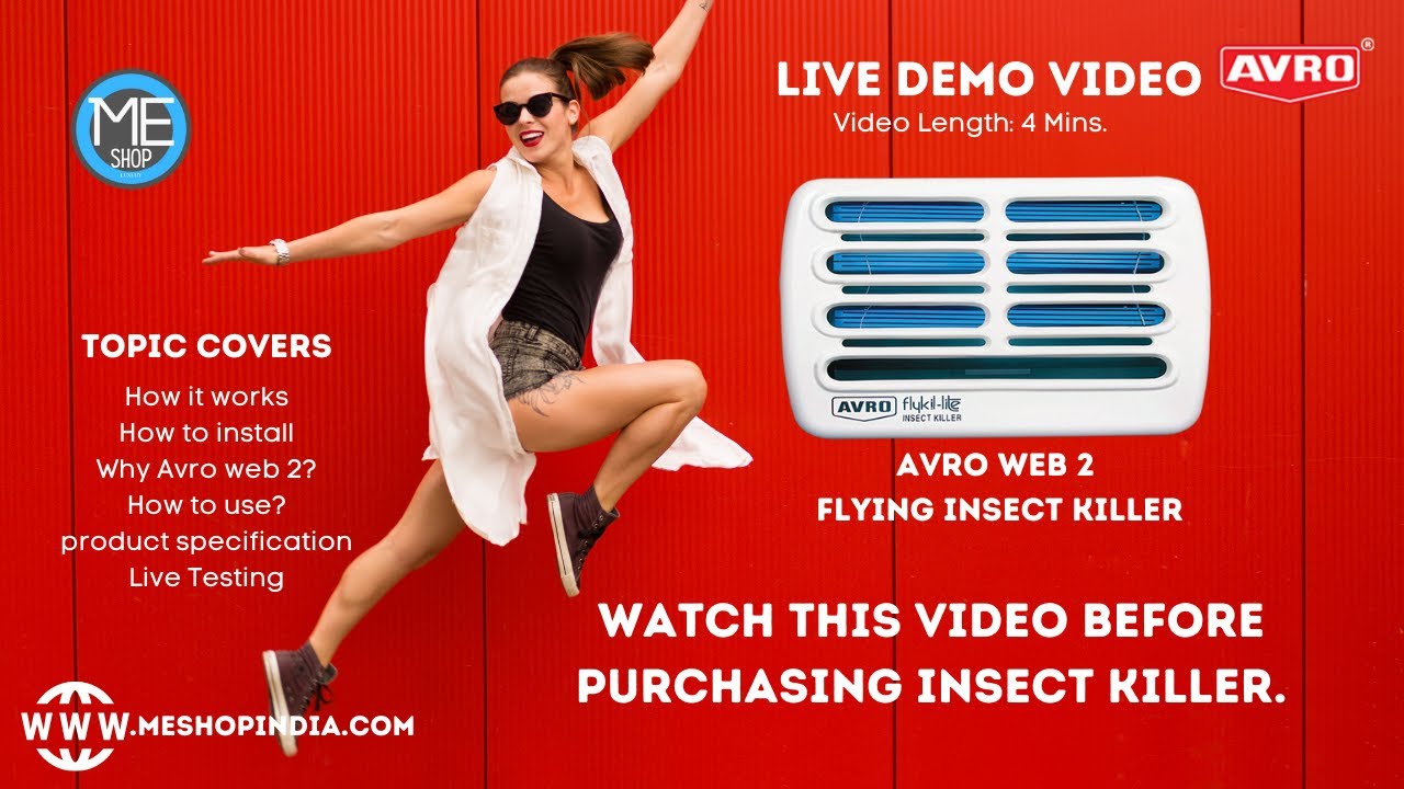 Avro Web 2 Fly Killer Live Demo- Me shop India
