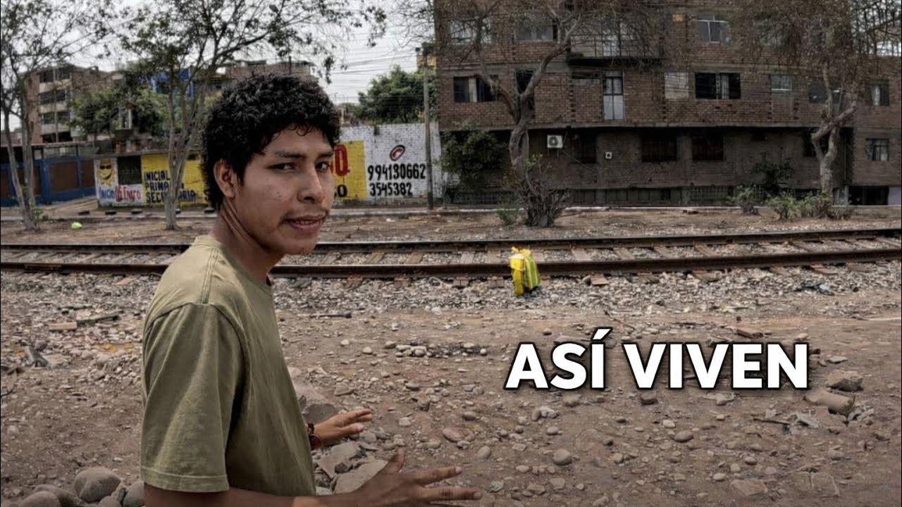 La dura vida en los rieles del tren – Santa Anita | Realidad que nadie muestra