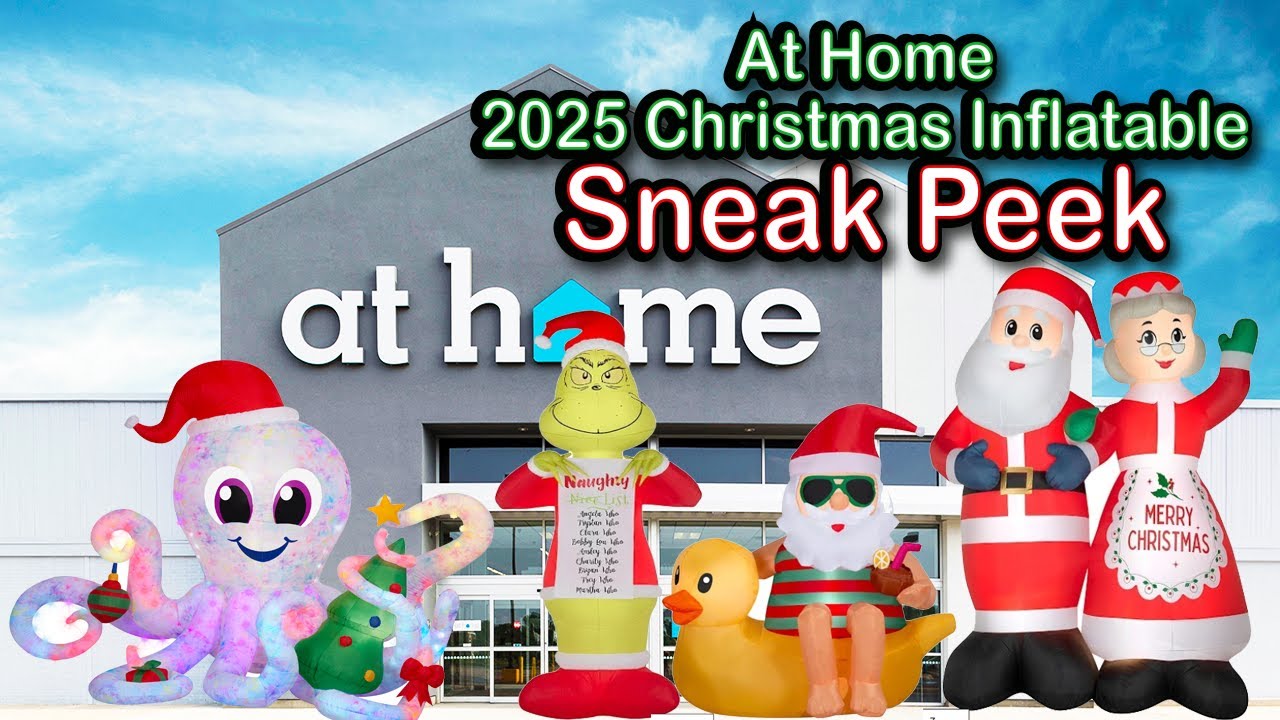 2025 At Home Christmas Inflatables Sneak Peek