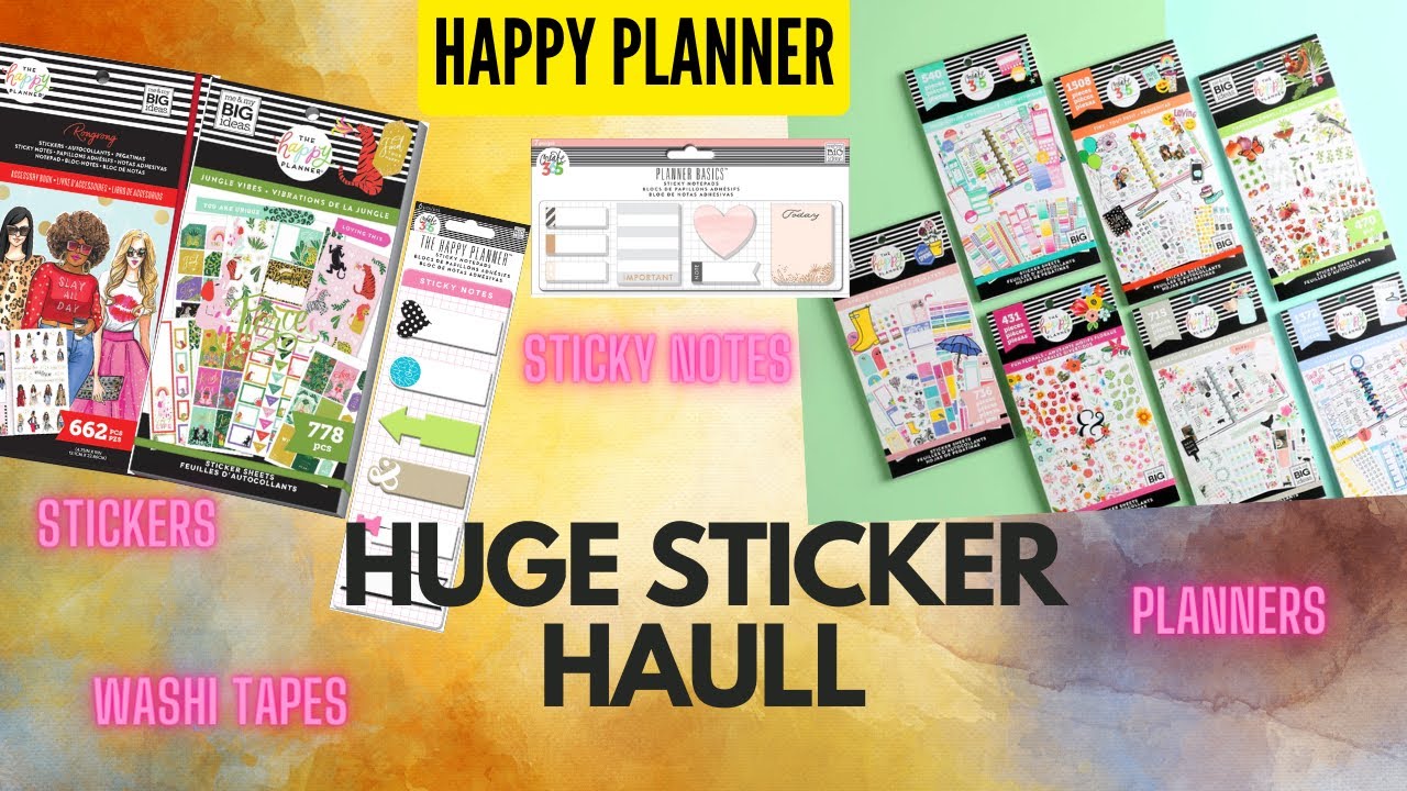 Huge Happy Planner Haul l India 
