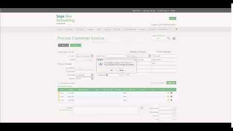 Sage Business Cloud Accounting: Customer Processing