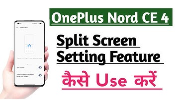 OnePlus Nord CE 4 How to Use & Enable Split Screen Setting tips and tricks