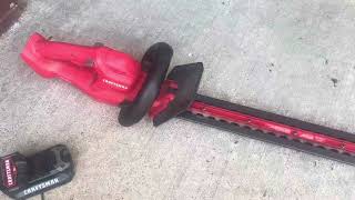 CRAFTSMAN V20 Cordless Hedge Trimmer with Battery and Charger Included Review
