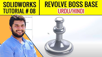 Solidworks Tutorials for beginners in Hindi # 08 - Revolve Boss Base in Solidworks