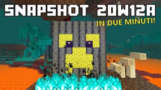 #Minecraft 1.16 in 2 MINUTI | ANCORE DI SALVEZZA ⚓😇 #SnapShot 20w12a