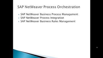 003 SAP NetWeaver Process Orchestration
