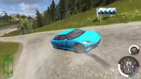 A small jump in BeamNG.Drive on the map Altitude