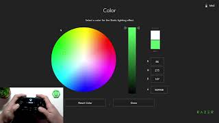 RAZER Wolverine V3 Pro – How to Change Static RGB Color