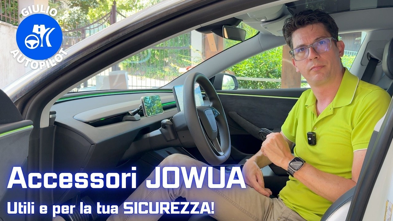 Accessori Jowua per la tua TESLA: alcuni utili, altri importanti per la tua sicurezza