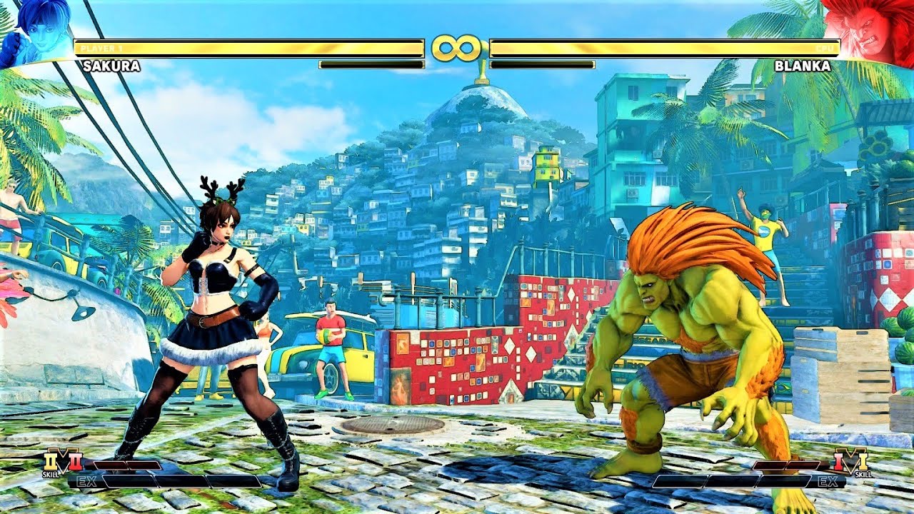 Street Fighter V - Blanka Vs. Sakura (LEVEL 8) - video Dailymotion