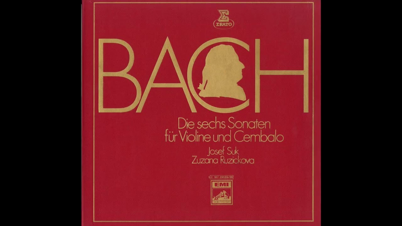 【湯けむり】スーク&ルージチコヴァー／バッハvnとcembのためのソナタ Silent Tone Record/J.S.Bach:6 Violin sonata BWV.1014-9/Josef Suk