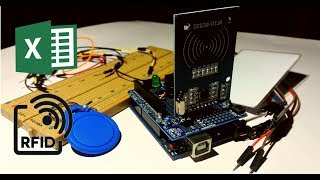 RFID-RC522 with Excel using Arduino (As a attendance system)