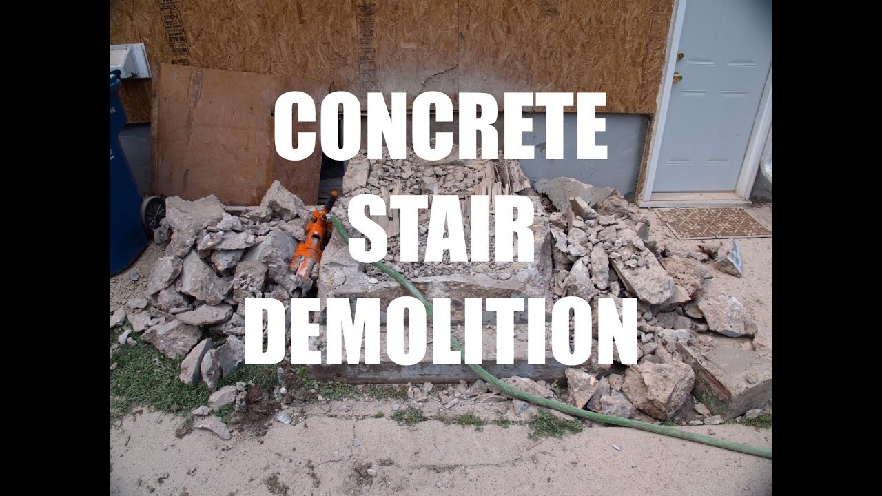 Renovation House Concrete Stair Demolition YouTube Renovation House Concrete Stair Demolition YouTube