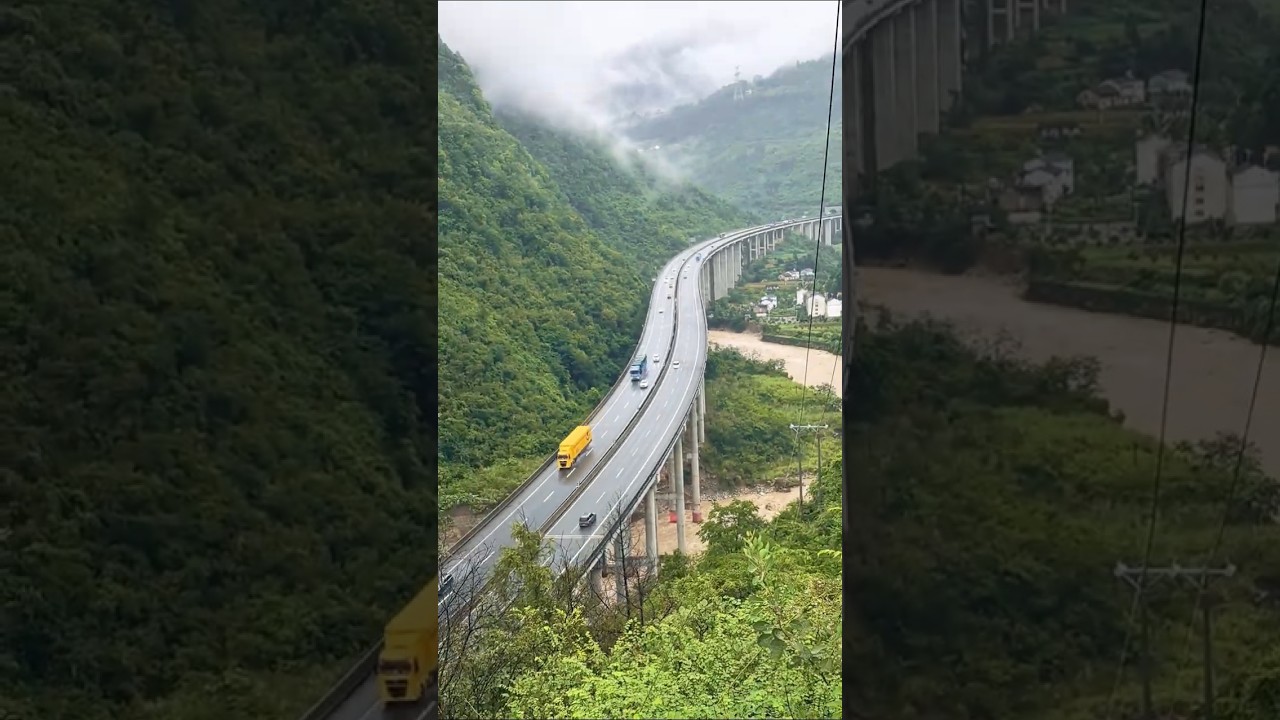 After opening to traffic, the mountain viaduct became a wonderland 