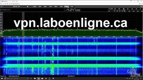 ColibriNANO SDR Web client surprising NB in action !