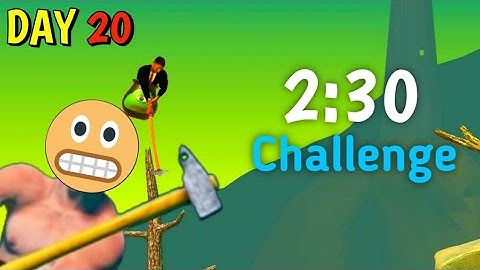Getting Over It Speedrun 2:57m | 2:30m Challenge Day 20