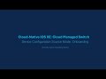 Cisco Cloud Manged CFG Source Mode: Device Onboard