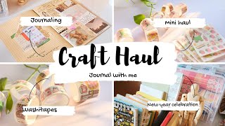 Organizing my washitape + Unboxing + journal with Me | ASMR | Soft music #journalwithme screenshot 2