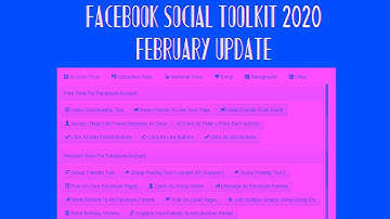 Facebook Social Toolkit Download 2020 February. Free Toolkit For Facebook. New working version.