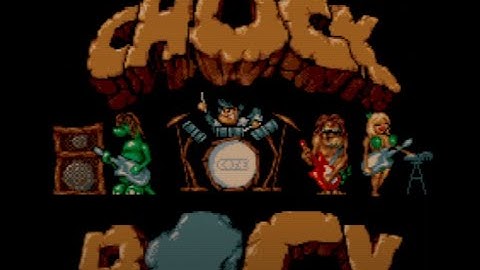 Chuck Rock - Super Nintendo Entertainment System - Intro & Title Screen