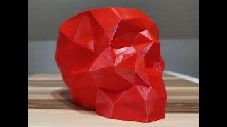 3D printed Low Poly SKULL
