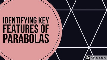 Identifying Key Features of Parabolas